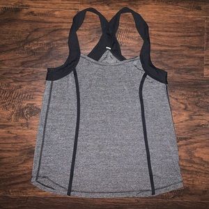 Lululemon Run Team Spirit Gray Ruffle Tank 6